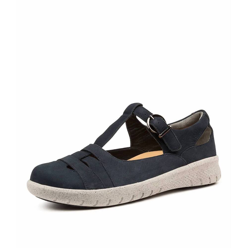 NEW ZIERA women's skipper-xf shoe in navy nubuck